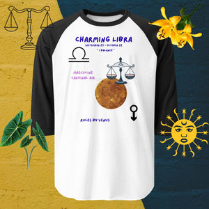 Libra Unisex Shirt — Zodiac Raglan Tee