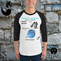 Aquarius Unisex Shirt — Zodiac Raglan Tee - Stellar Minds Apparel