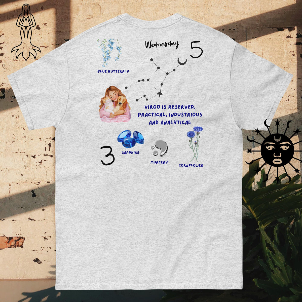 Virgo Zodiac Gift T-Shirt — Astrology Tee for Men & Women - Stellar Minds Apparel