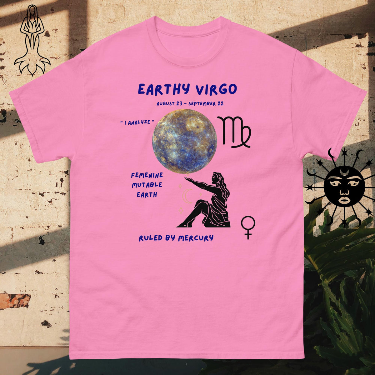 Virgo Zodiac Gift T-Shirt — Astrology Tee for Men & Women - Stellar Minds Apparel