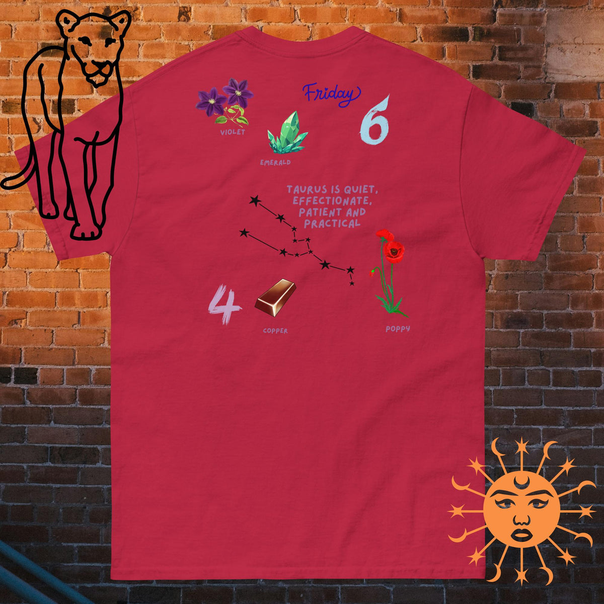 Taurus Zodiac Gift T-Shirt — Astrology Tee for Men & Women - Stellar Minds Apparel