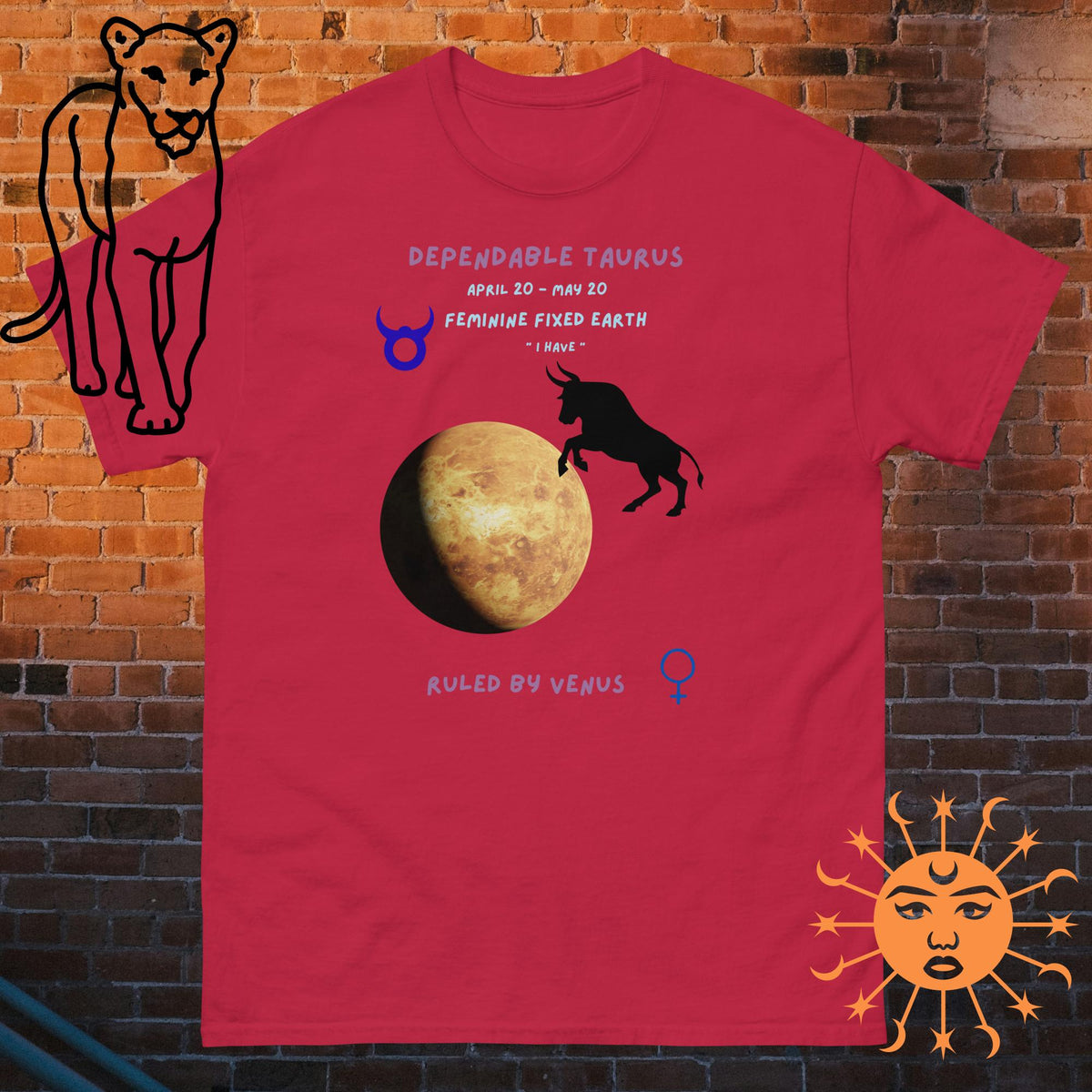 Taurus Zodiac Gift T-Shirt — Astrology Tee for Men & Women - Stellar Minds Apparel