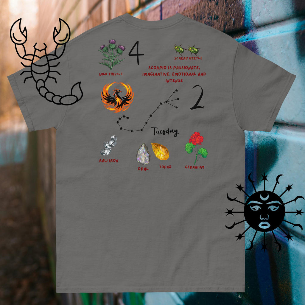 Scorpio Zodiac Gift T-Shirt — Astrology Tee for Men & Women - Stellar Minds Apparel