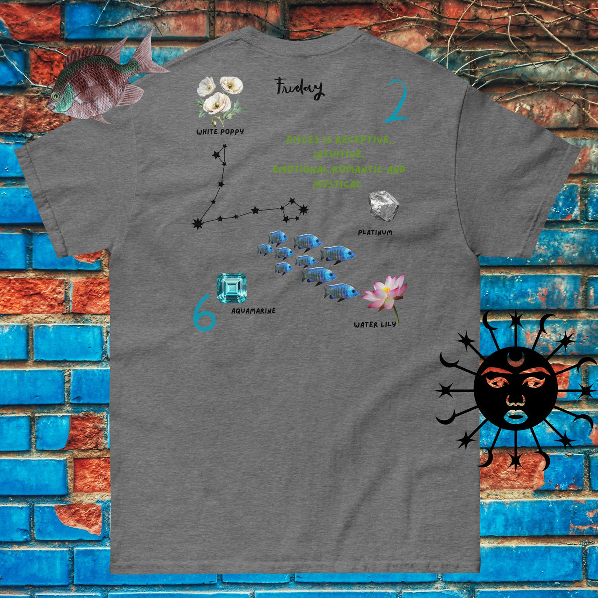 Pisces Zodiac Gift T-Shirt — Astrology Tee for Men & Women - Stellar Minds Apparel