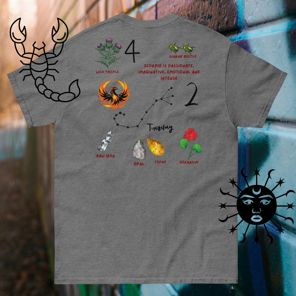 Scorpio Zodiac Gift T-Shirt — Astrology Tee for Men & Women - Stellar Minds Apparel