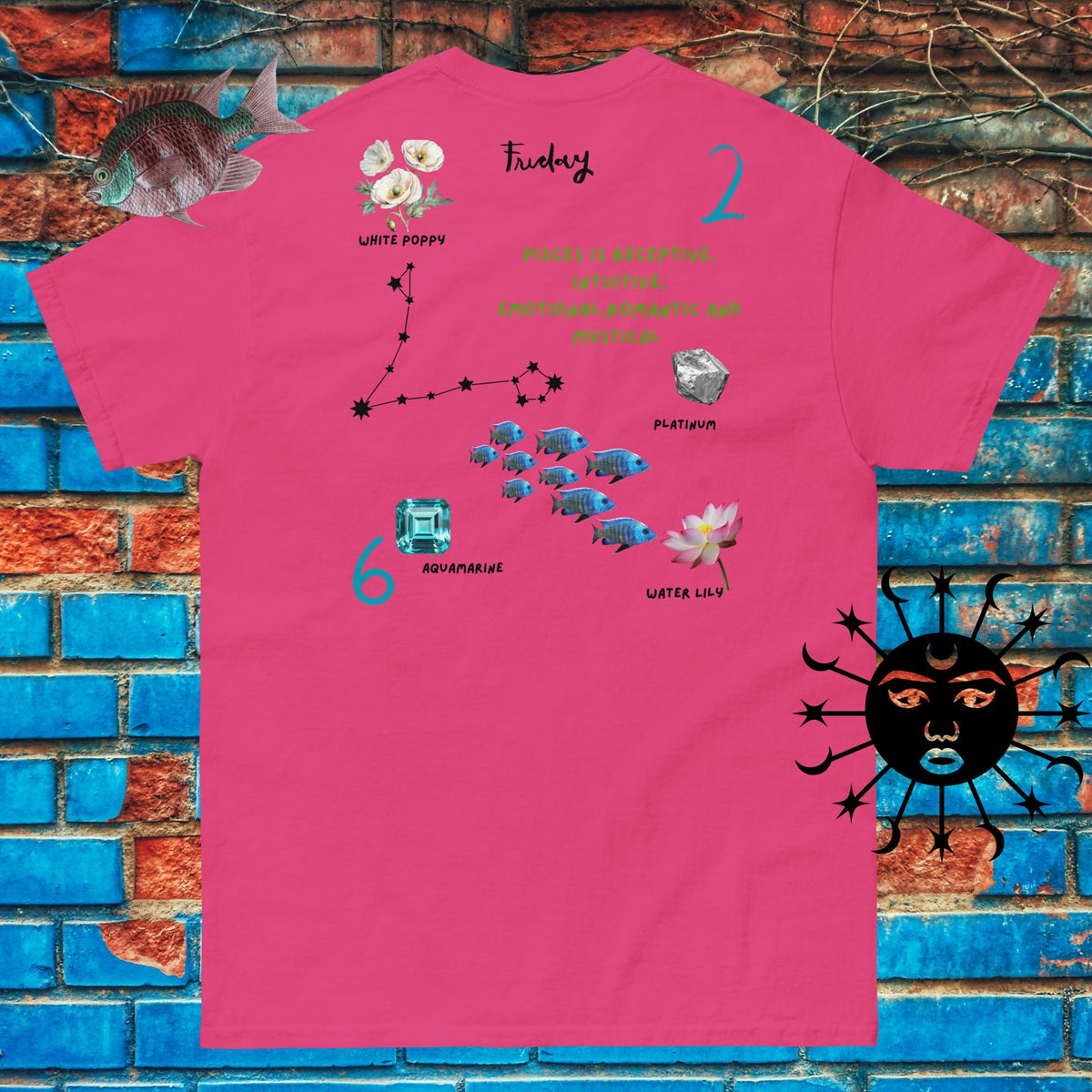 Pisces Zodiac Gift T-Shirt — Astrology Tee for Men & Women - Stellar Minds Apparel