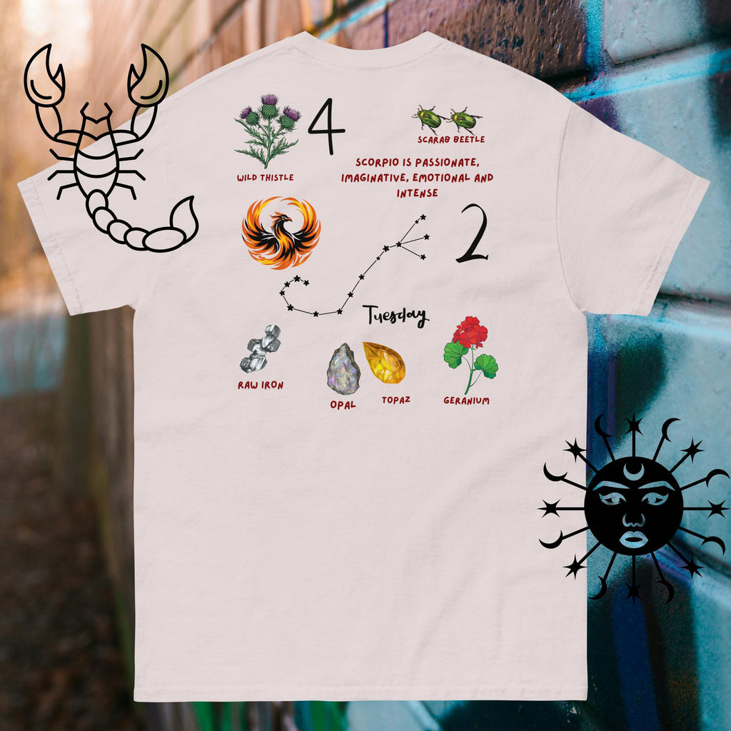 Scorpio Zodiac Gift T-Shirt — Astrology Tee for Men & Women - Stellar Minds Apparel