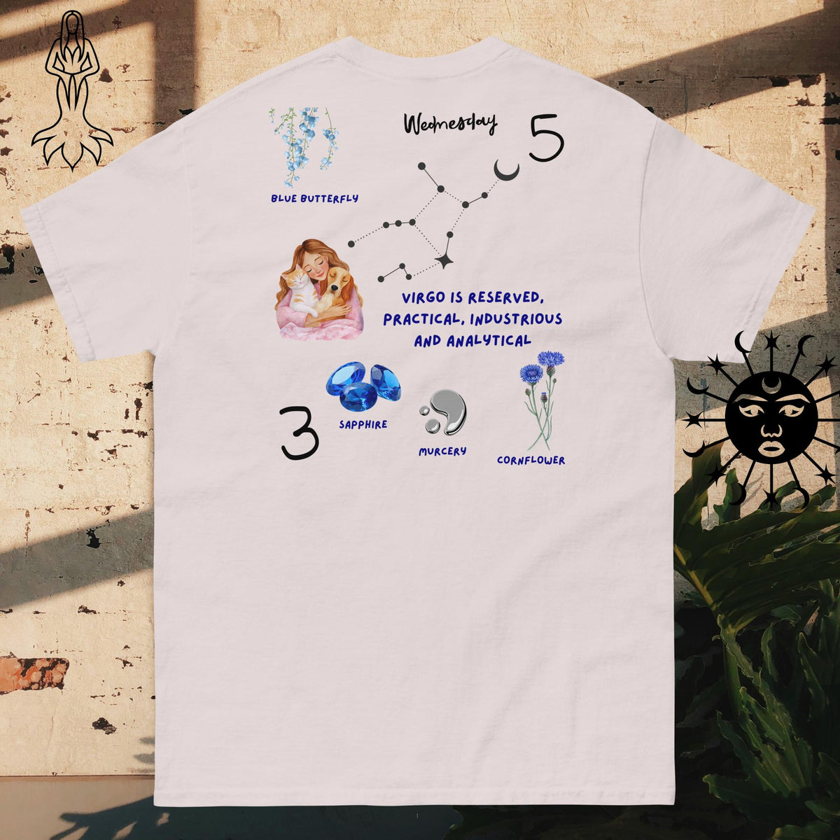 Virgo Zodiac Gift T-Shirt — Astrology Tee for Men & Women - Stellar Minds Apparel
