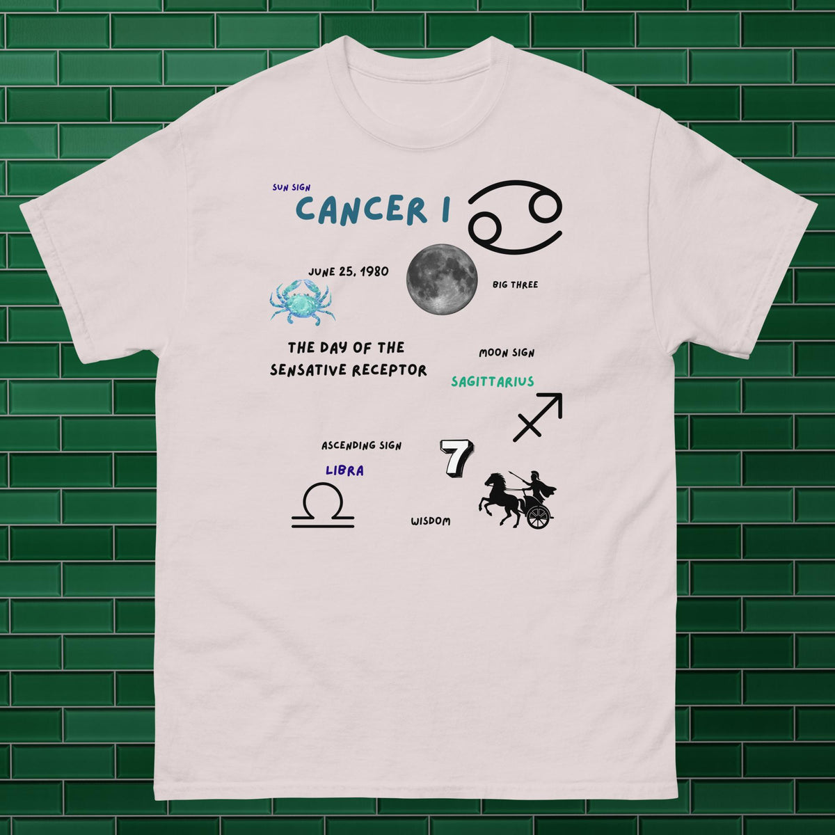 Personalized Birthday Astrology T-Shirt — Written in the Stars Gift - Stellar Minds Apparel