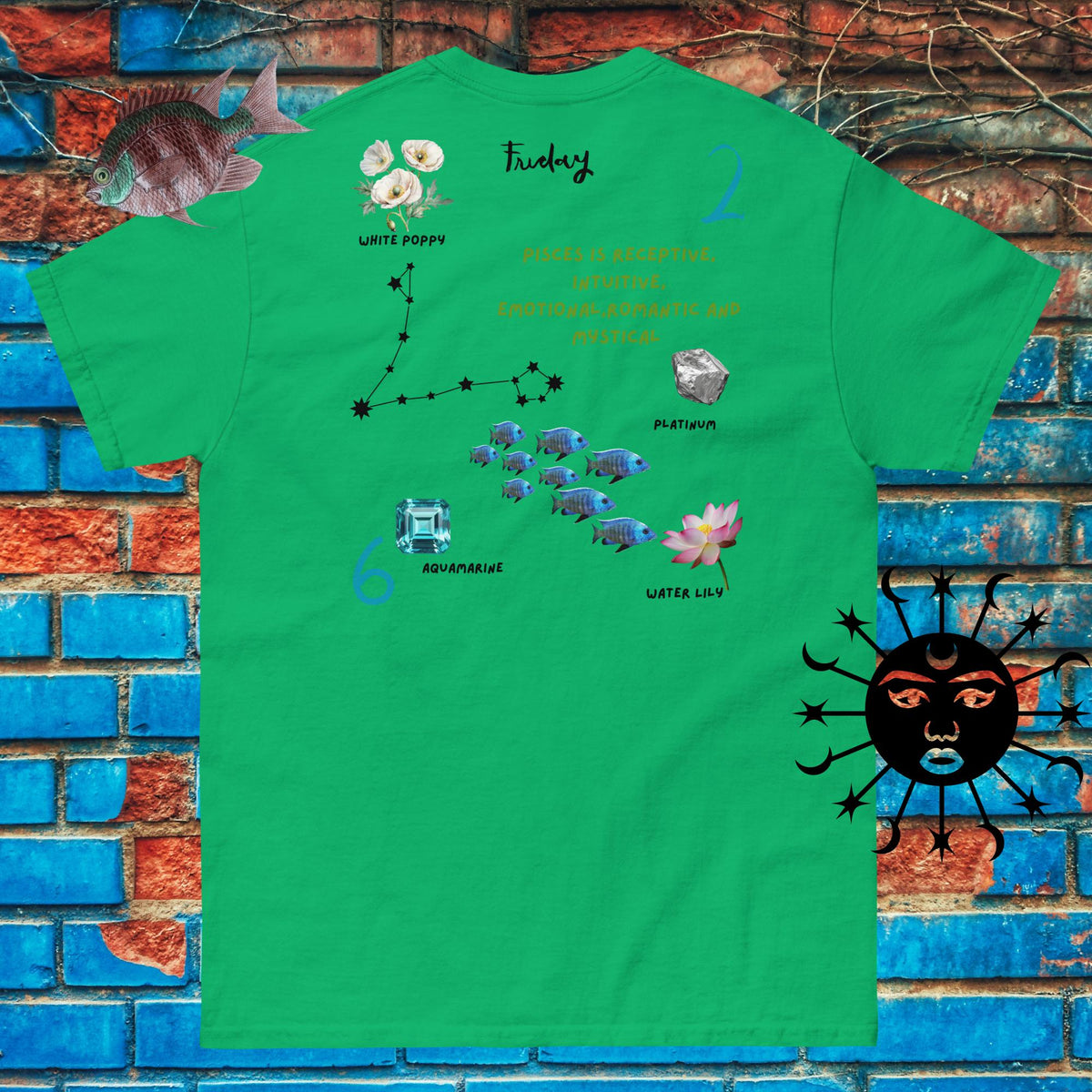 Pisces Zodiac Gift T-Shirt — Astrology Tee for Men & Women - Stellar Minds Apparel