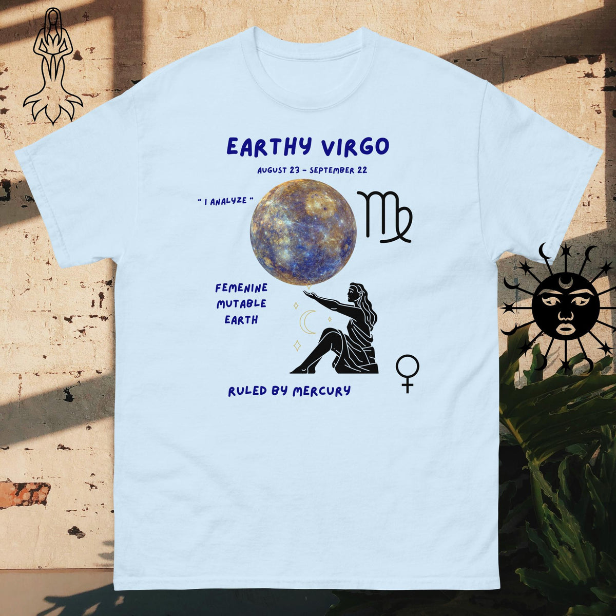 Virgo Zodiac Gift T-Shirt — Astrology Tee for Men & Women - Stellar Minds Apparel