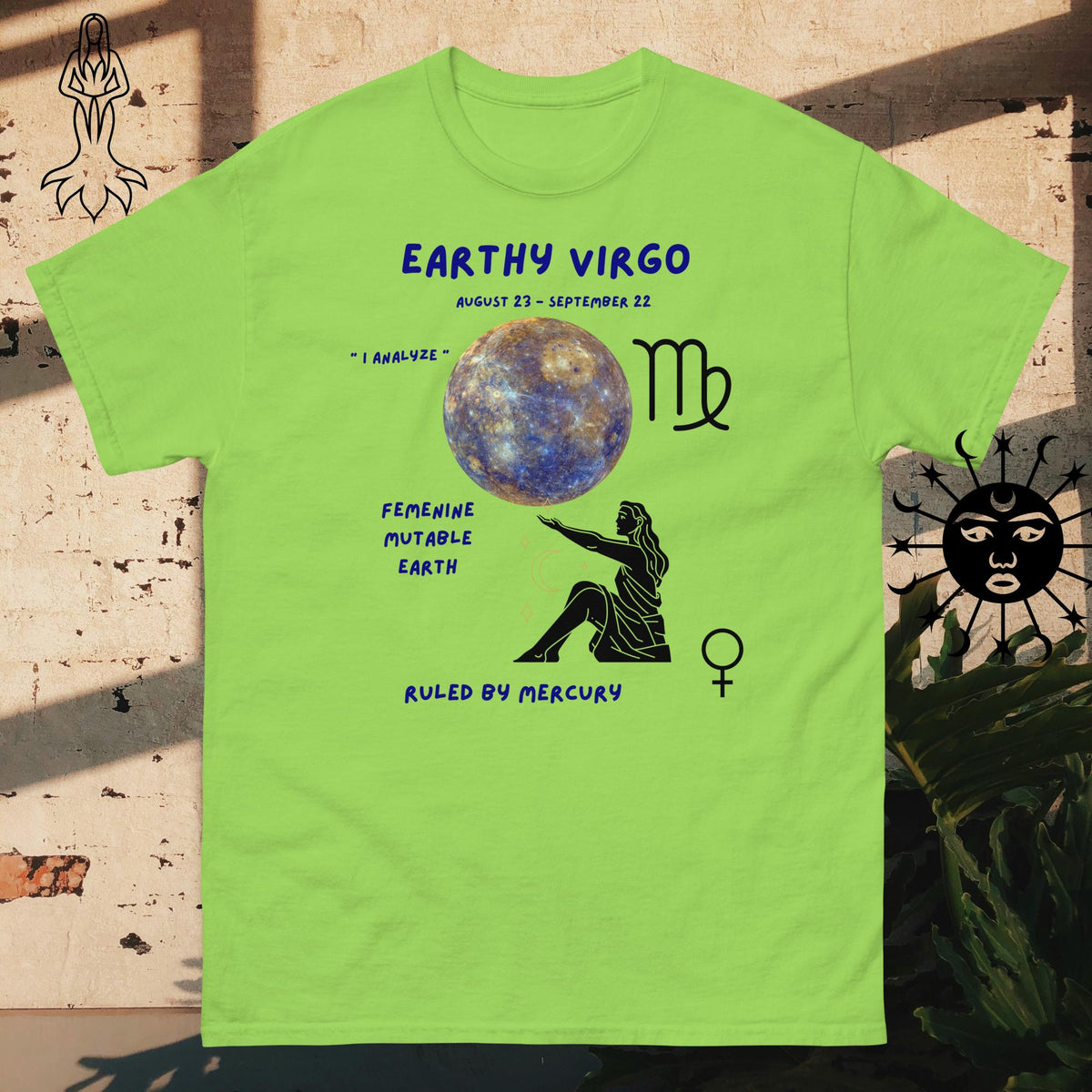 Virgo Zodiac Gift T-Shirt — Astrology Tee for Men & Women - Stellar Minds Apparel