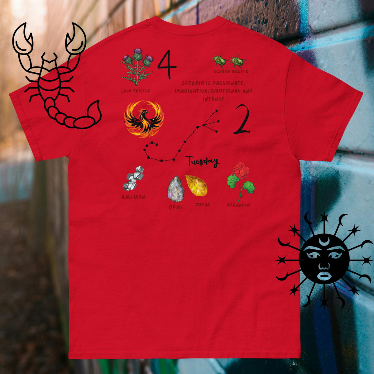 Scorpio Zodiac Gift T-Shirt — Astrology Tee for Men & Women - Stellar Minds Apparel