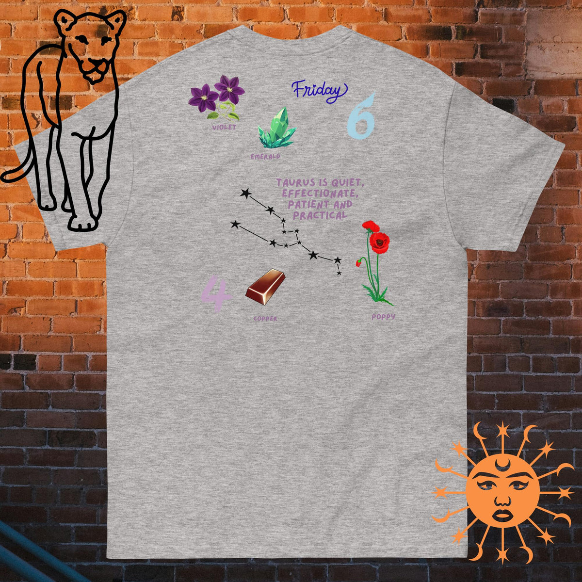 Taurus Zodiac Gift T-Shirt — Astrology Tee for Men & Women - Stellar Minds Apparel