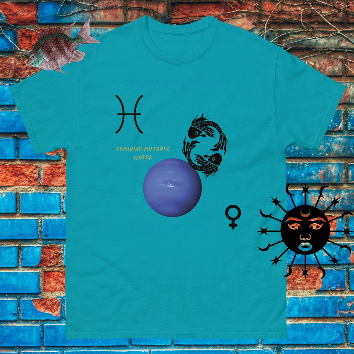 Pisces Zodiac Gift T-Shirt — Astrology Tee for Men & Women - Stellar Minds Apparel