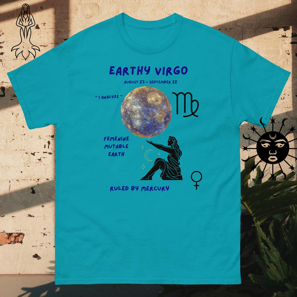 Virgo Zodiac Gift T-Shirt — Astrology Tee for Men & Women - Stellar Minds Apparel