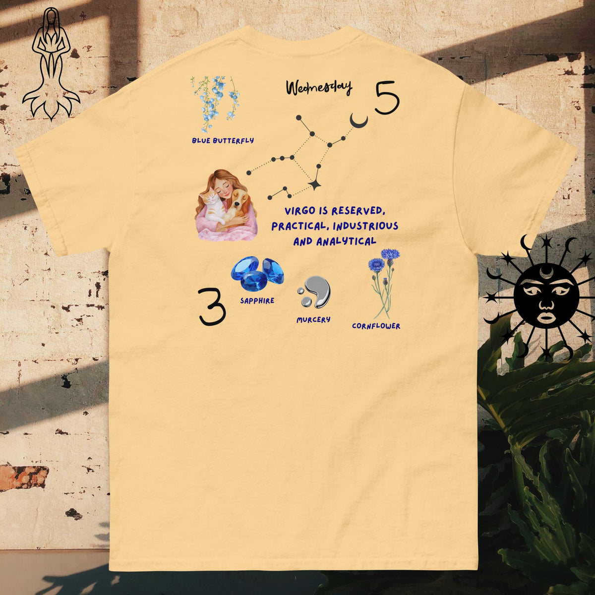 Virgo Zodiac Gift T-Shirt — Astrology Tee for Men & Women - Stellar Minds Apparel