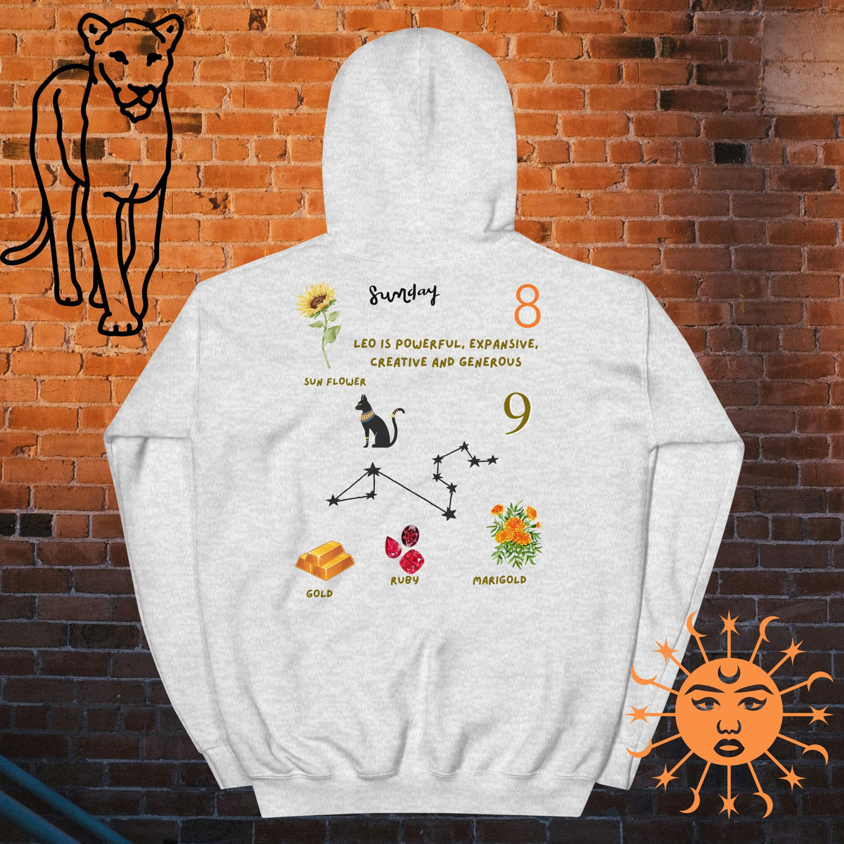 Leo Zodiac Anyone Hoodie - Stellar Minds Apparel
