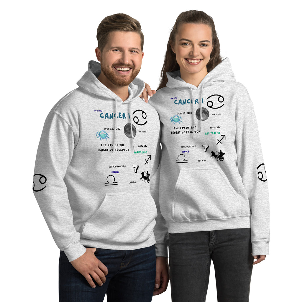 Custom Birthday Chart Unisex Hoodie - Stellar Minds Apparel